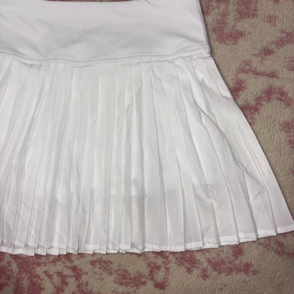 Fabletics Hot Shot Classic White Pleated Sporty Mini Skirt Women’s XS - Picture 6 of 13